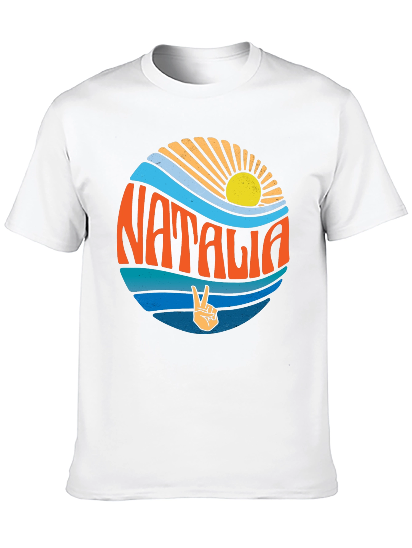 Natalia Retro Graphic T-Shirt - Black