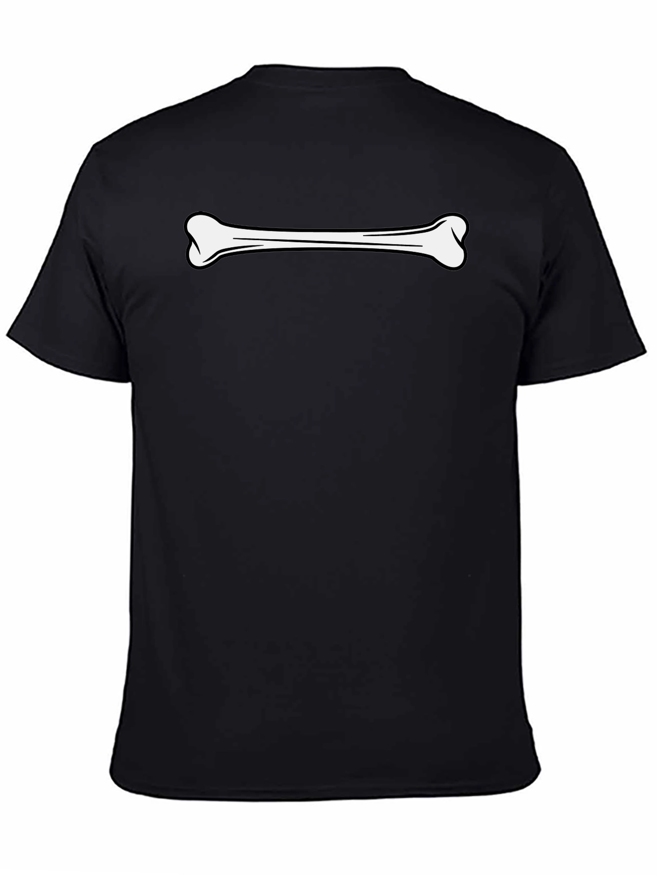 Bone Graphic Black T-Shirt