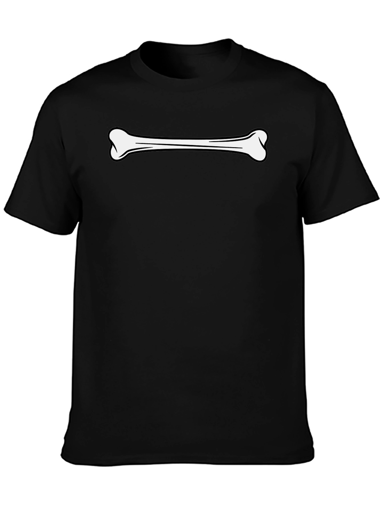 Bone Graphic Black T-Shirt