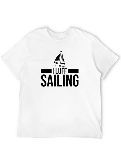 I Luff Sailing T-Shirt - Black