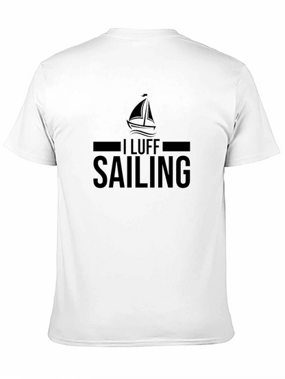 I Luff Sailing T-Shirt - Black