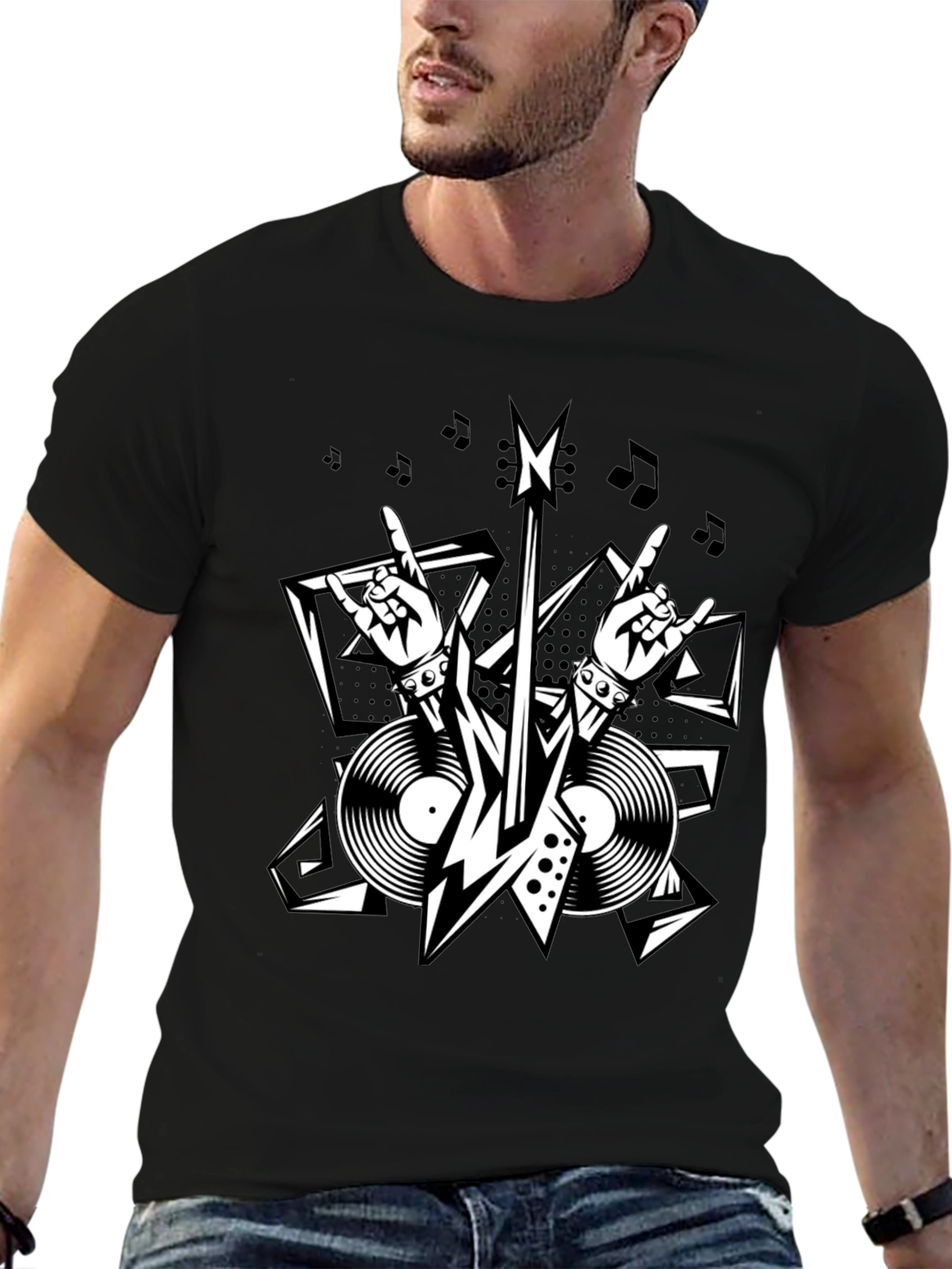Rock On T-Shirt - Music Lover Tee