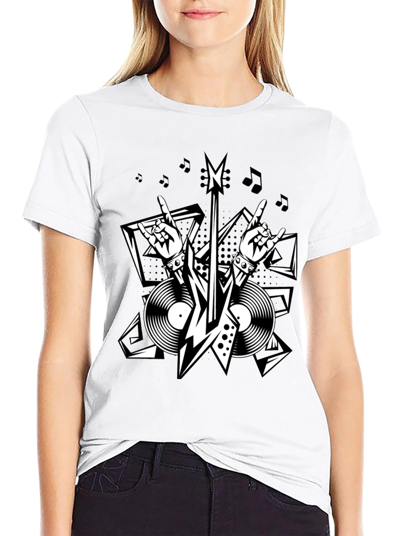 Rock On T-Shirt - Music Lover Tee