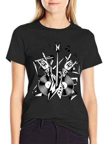 Rock On T-Shirt - Music Lover Tee