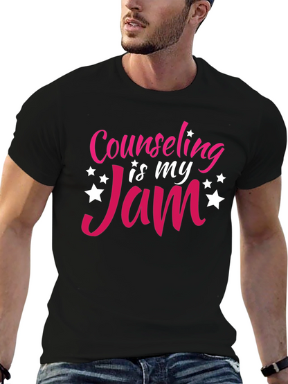 Counseling is my Jam Black T-Shirt