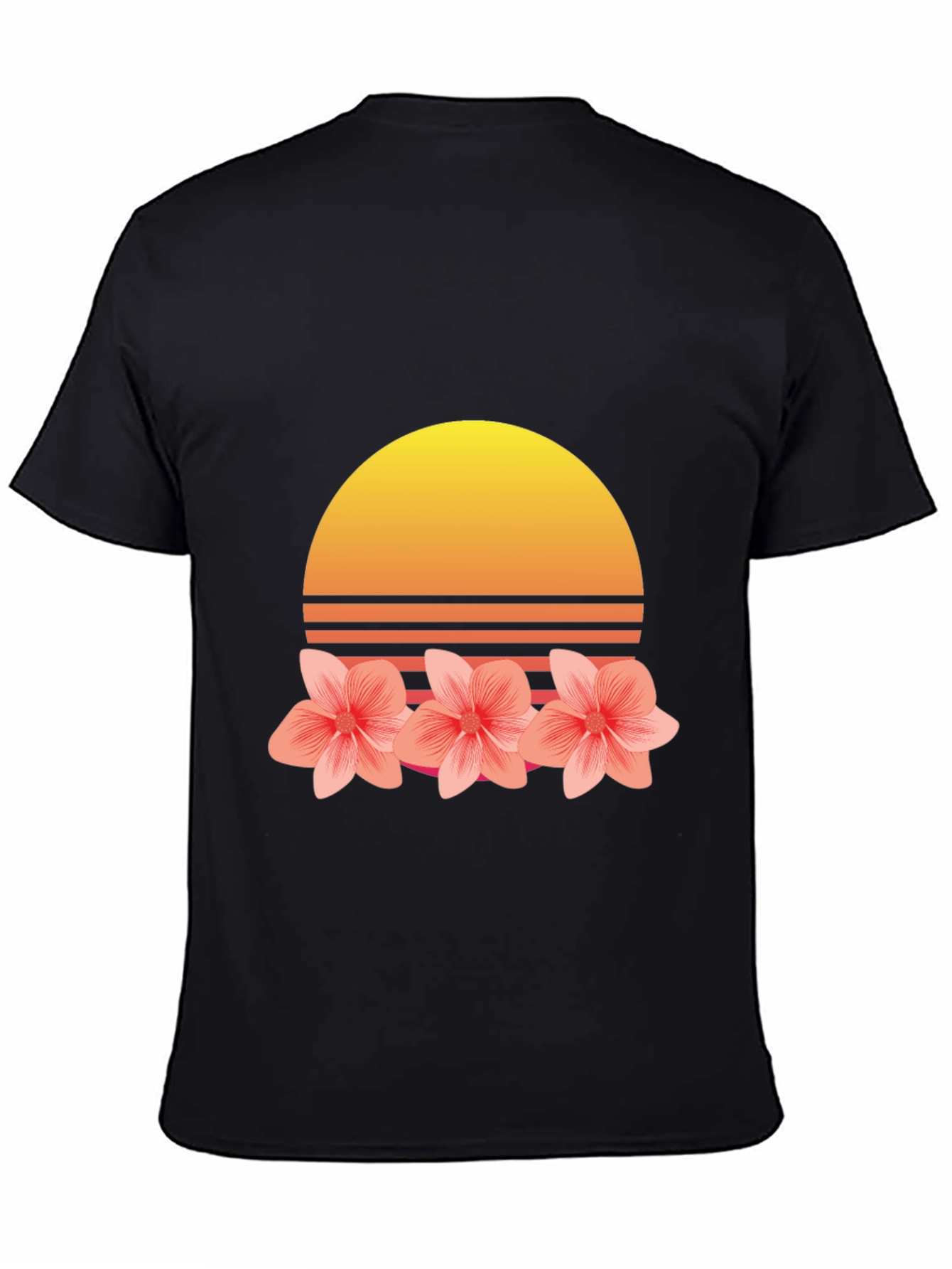 Retro Sunset Floral T-Shirt