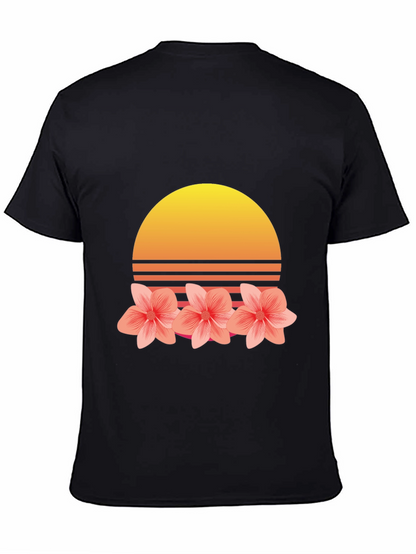 Retro Sunset Floral T-Shirt