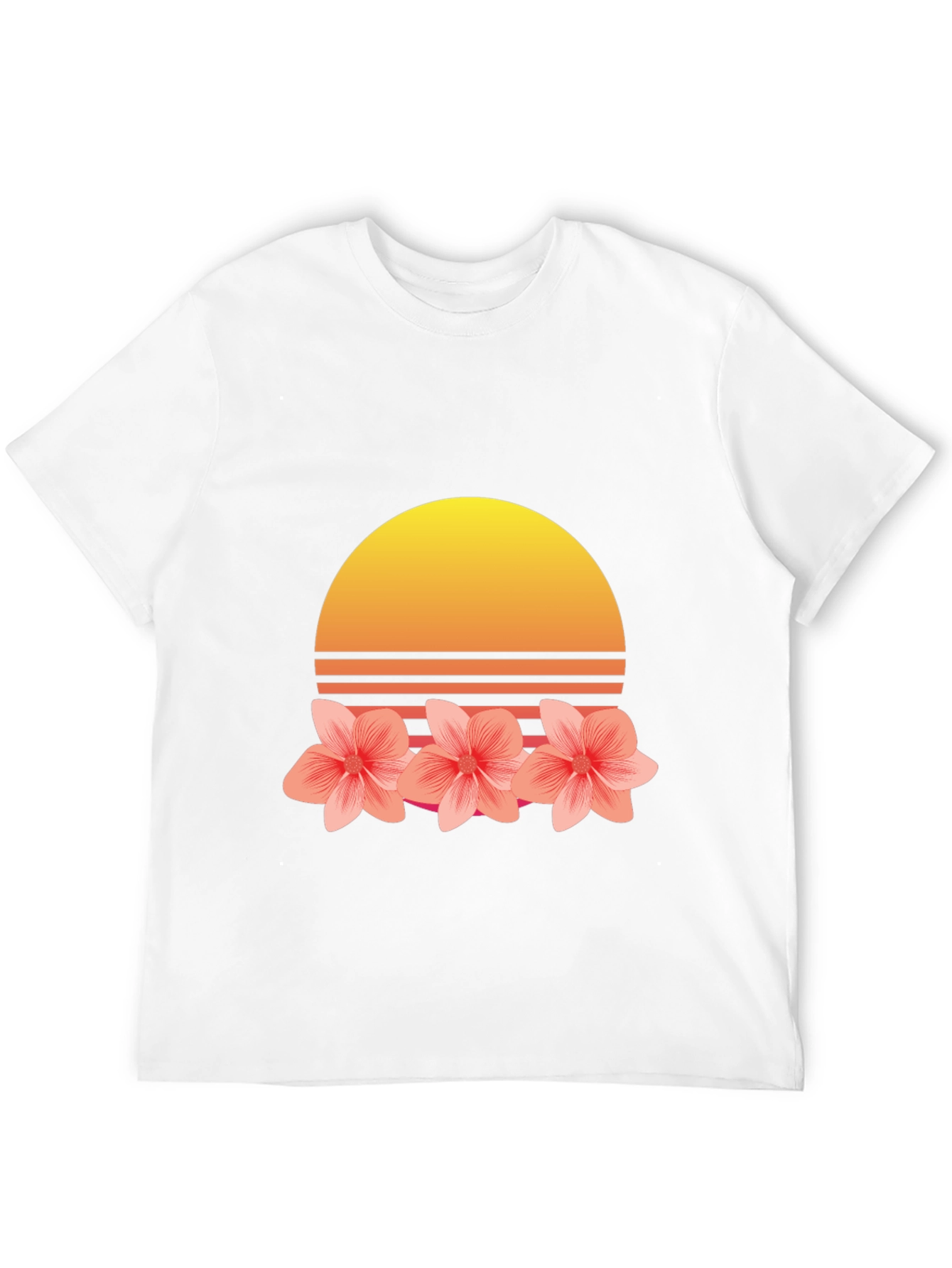 Retro Sunset Floral T-Shirt