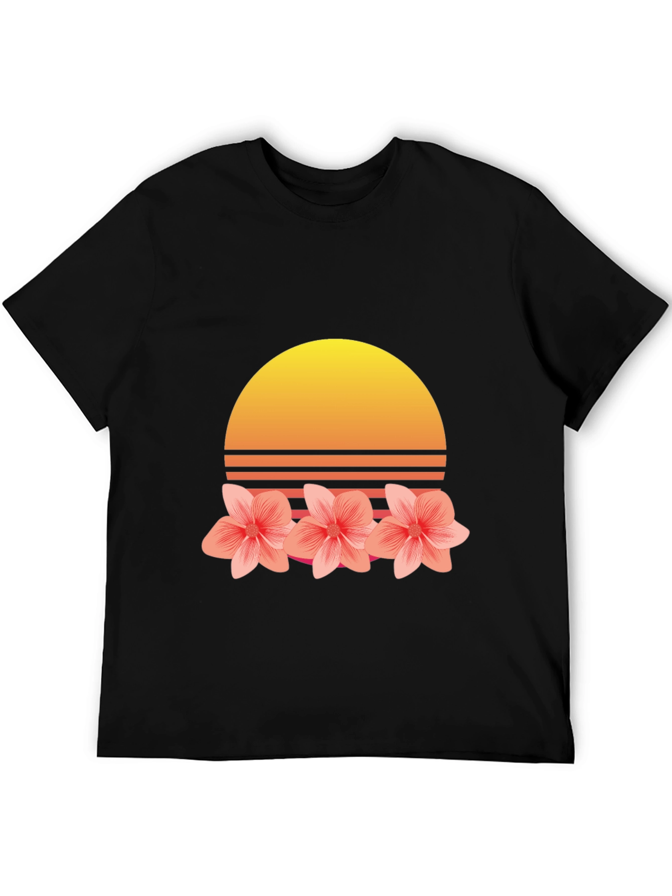 Retro Sunset Floral T-Shirt
