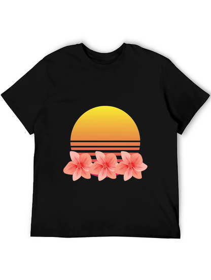 Retro Sunset Floral T-Shirt