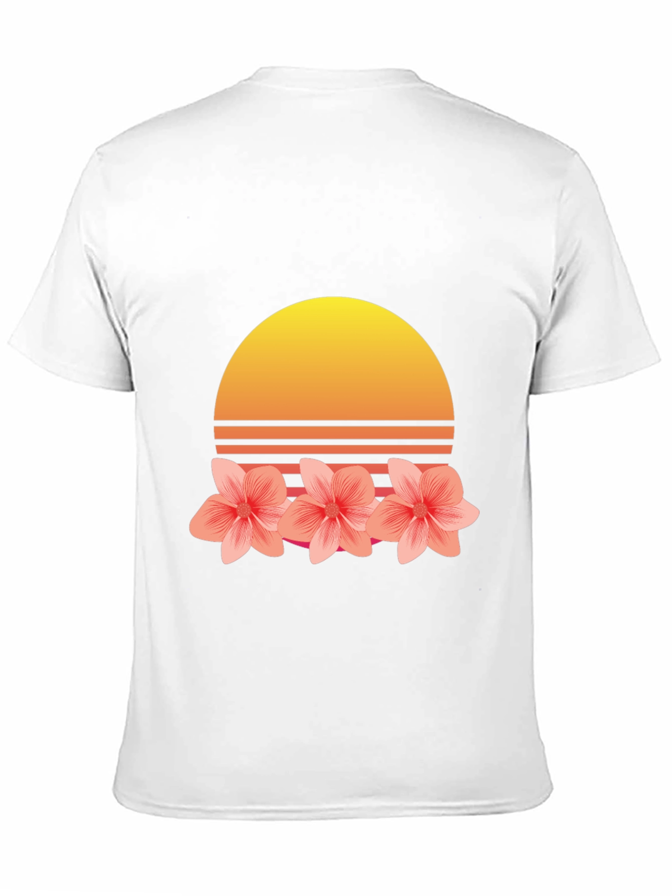 Retro Sunset Floral T-Shirt