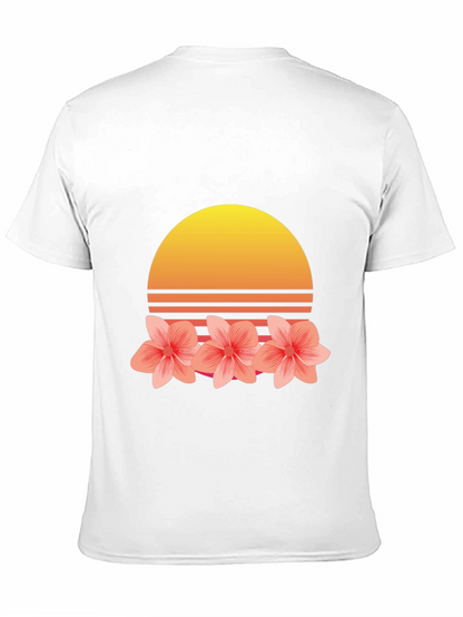 Retro Sunset Floral T-Shirt