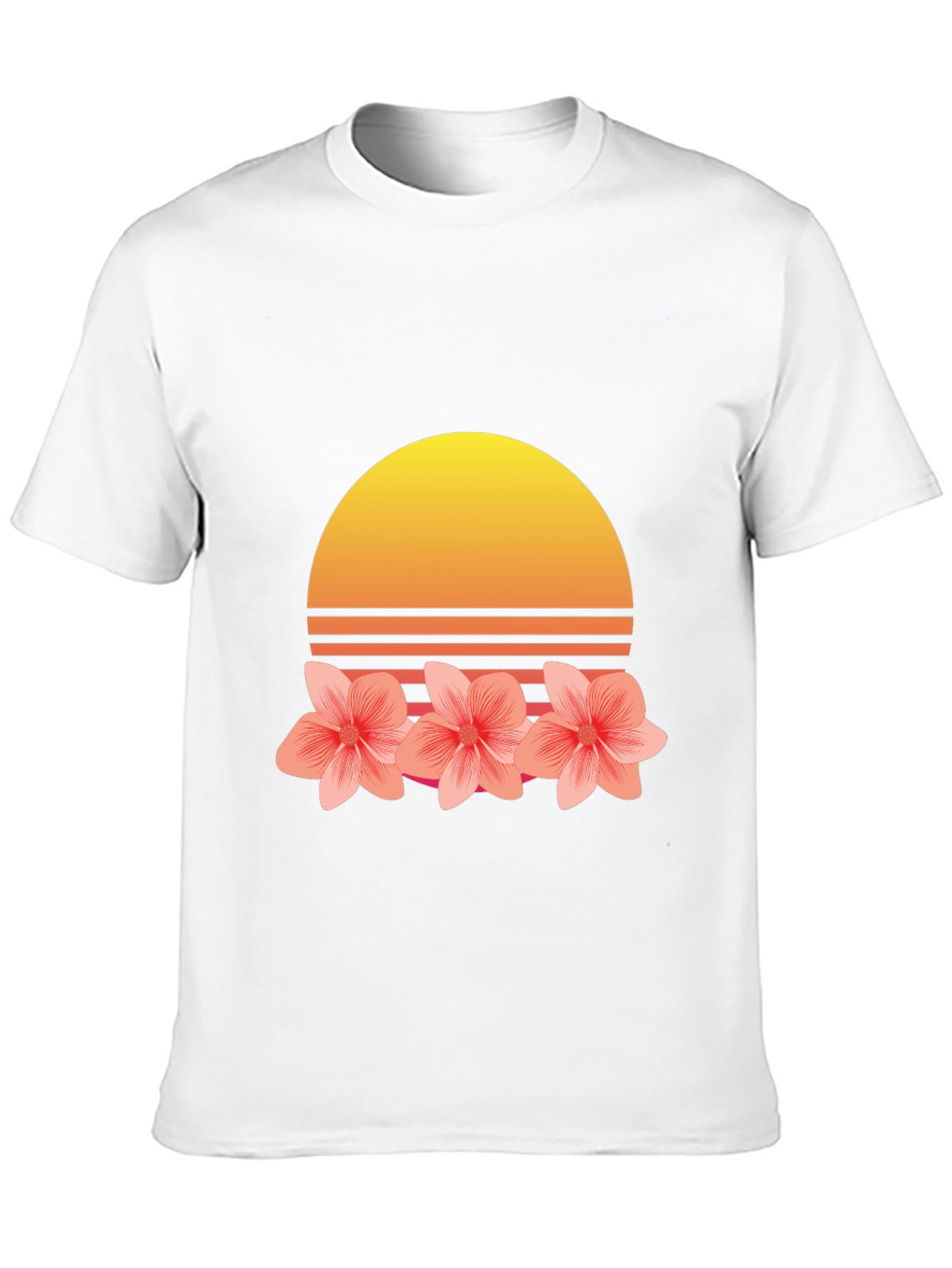 Retro Sunset Floral T-Shirt