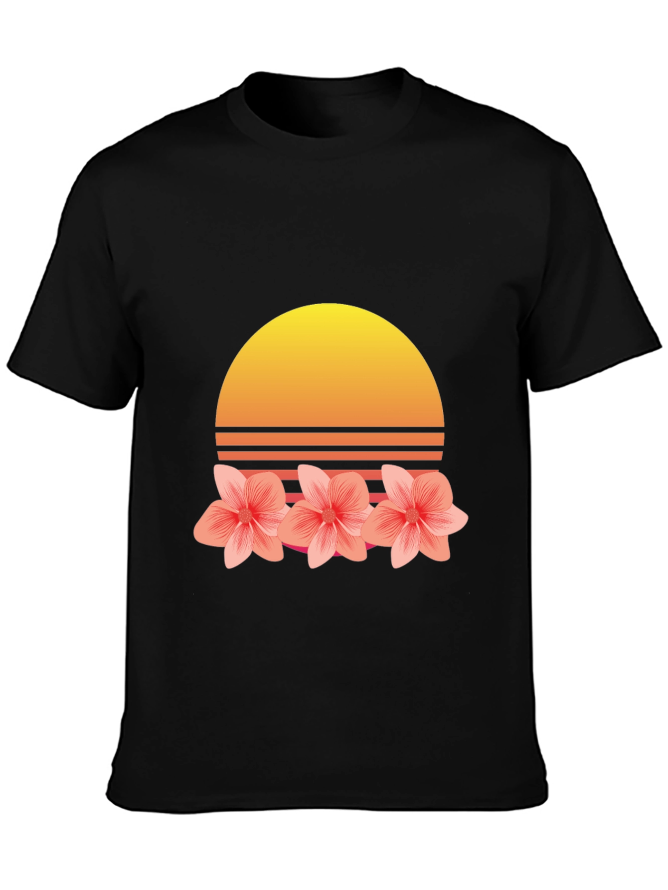 Retro Sunset Floral T-Shirt