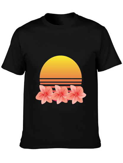 Retro Sunset Floral T-Shirt