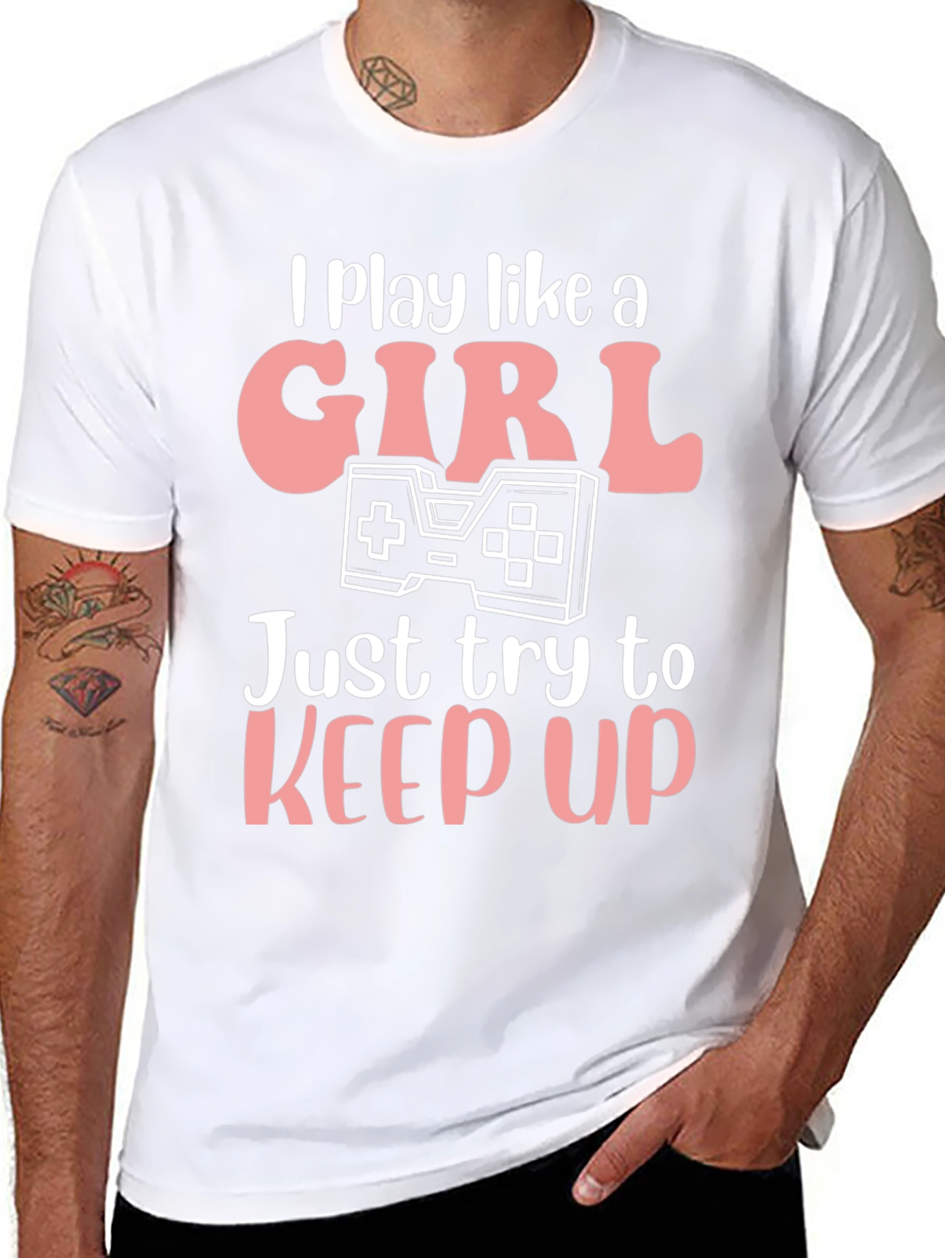 I Play Like A Girl Gaming T-Shirt