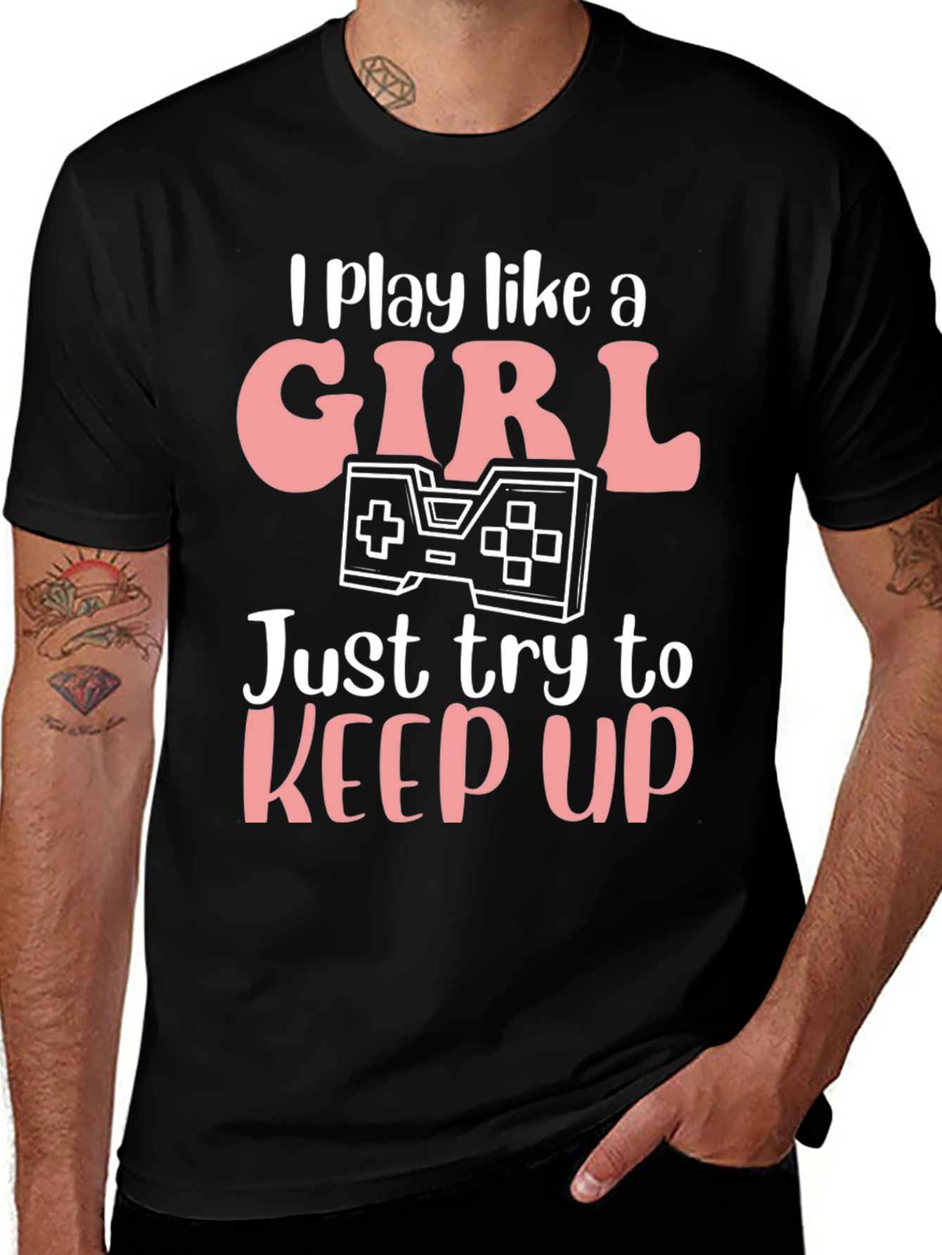 I Play Like A Girl Gaming T-Shirt