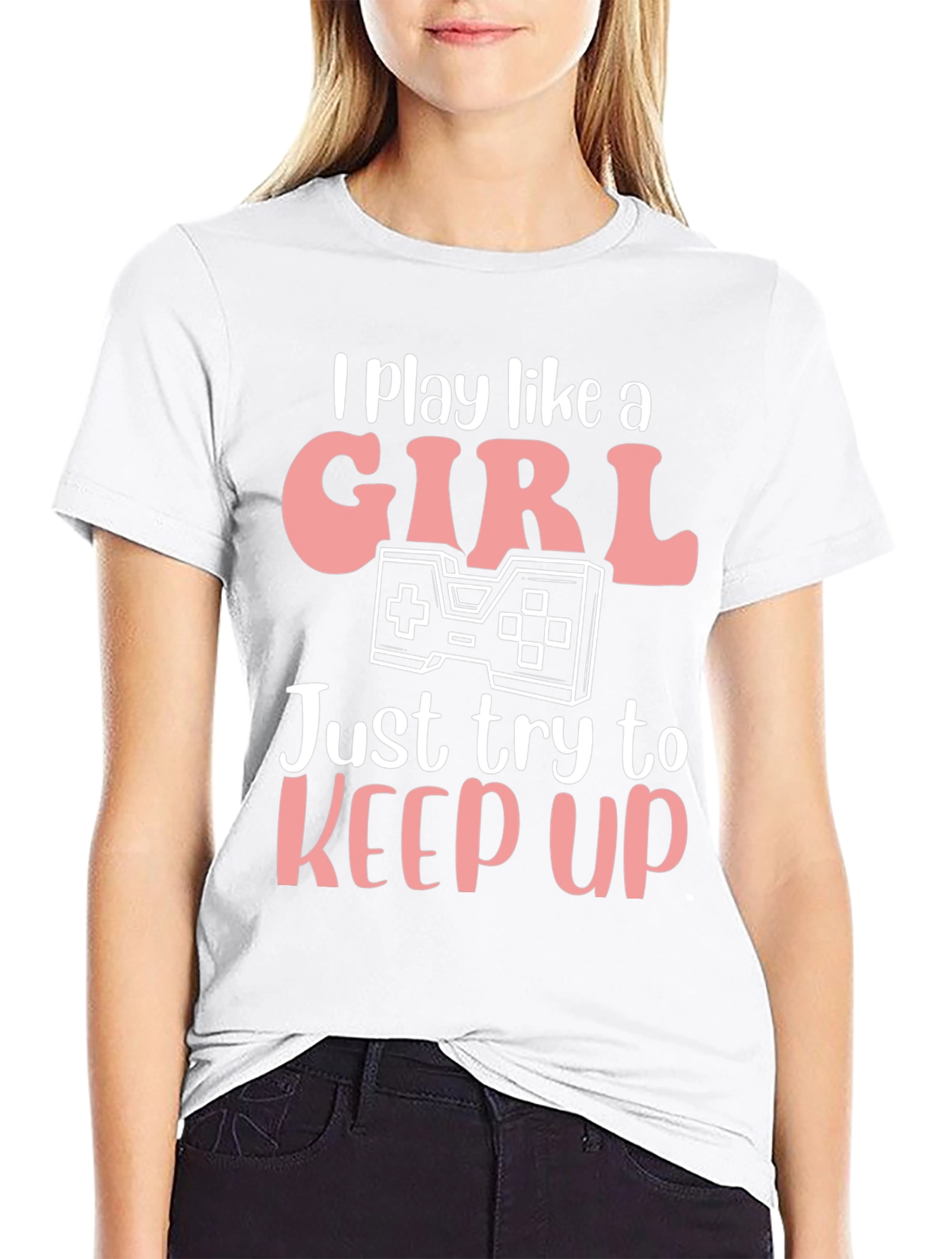 I Play Like A Girl Gaming T-Shirt