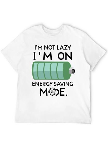 Funny Energy Saving Mode Graphic Tee