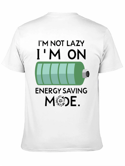 Funny Energy Saving Mode Graphic Tee