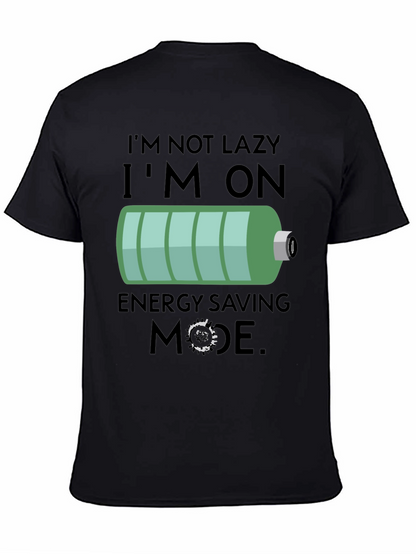 Funny Energy Saving Mode Graphic Tee