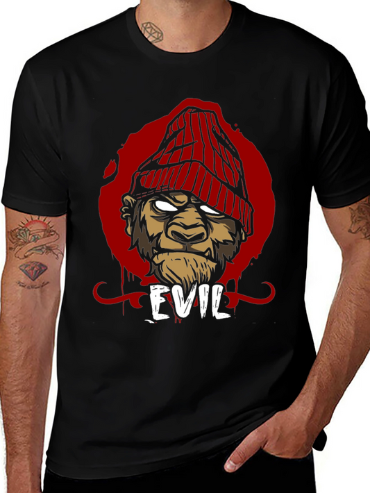 Evil Gorilla Graphic Tee - Dark Humor Style