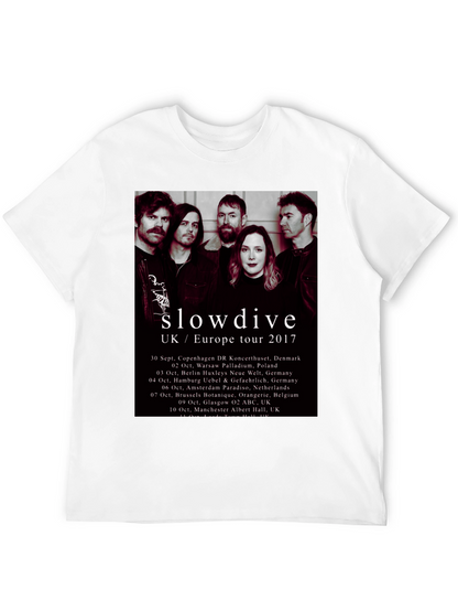 Slowdive UK/Europe Tour 2017 Black T-Shirt
